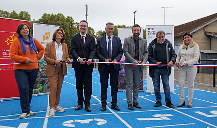 Acteurs-Locaux de Moissac -  Inauguration de la piste d'Athlétisme du stade Jo Carabignac 